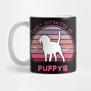 Easily Distracted By Puppys Mug